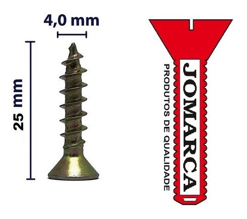 Imagem do produto PARAF PHILIPS MDF 4.0X25MM JOMARCA