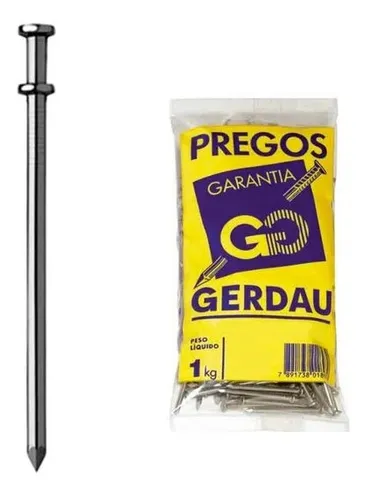 Imagem do produto PREGO 17X27 CAB DUPLA SC 1KG GERDAU