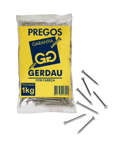 Imagem do produto PREGO 7X9 C/CAB 1KG GERDAU