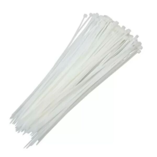 Imagem do produto ABRACADEIRA NYLON BRANCA 200X4,8MM UND