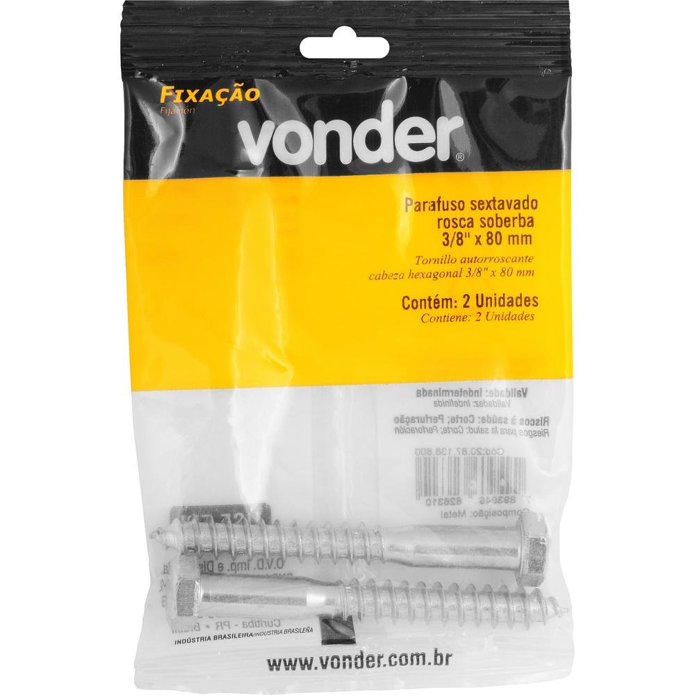 Imagem do produto PARAF SEXT ROSCA TOTAL 3/8X4 VONDER