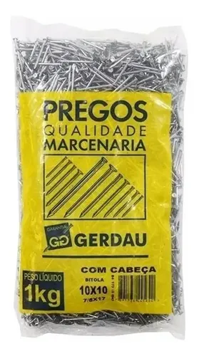 Imagem do produto PREGO 14X18(1.1/2X14) C/CAB 1KG GERDAU