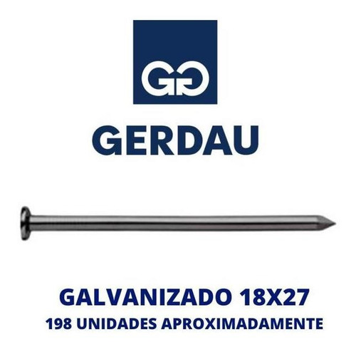 Imagem do produto PREGO S/CAB 2X14 SC 1KG GERDAU