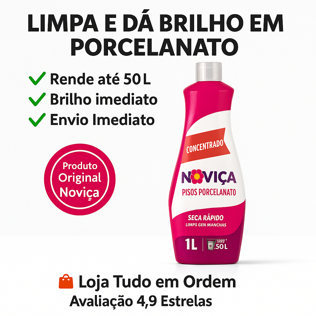 Imagem do produto LIMPA PORCELANATO 1L BT9002 NOVICA
