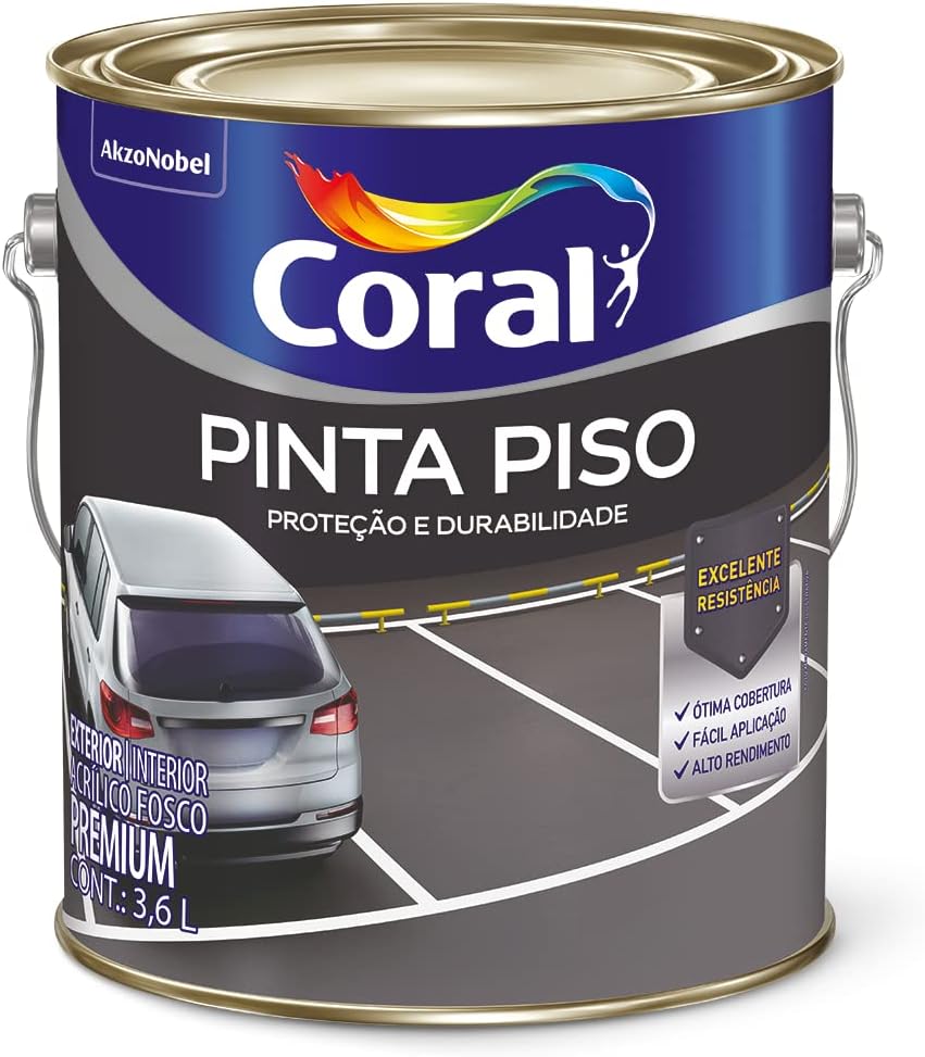 Imagem do produto PINTA PISO - 3,6L/CINZA ESCURO CORAL
