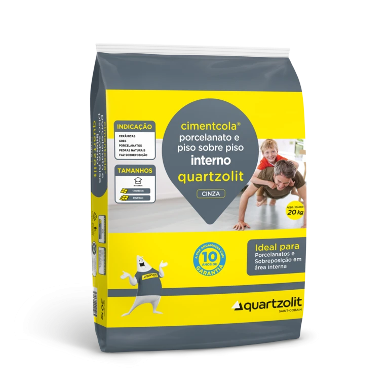 Imagem do produto PISO S/ PISO INTERNO CINZA 20KG QUARTZOLIT