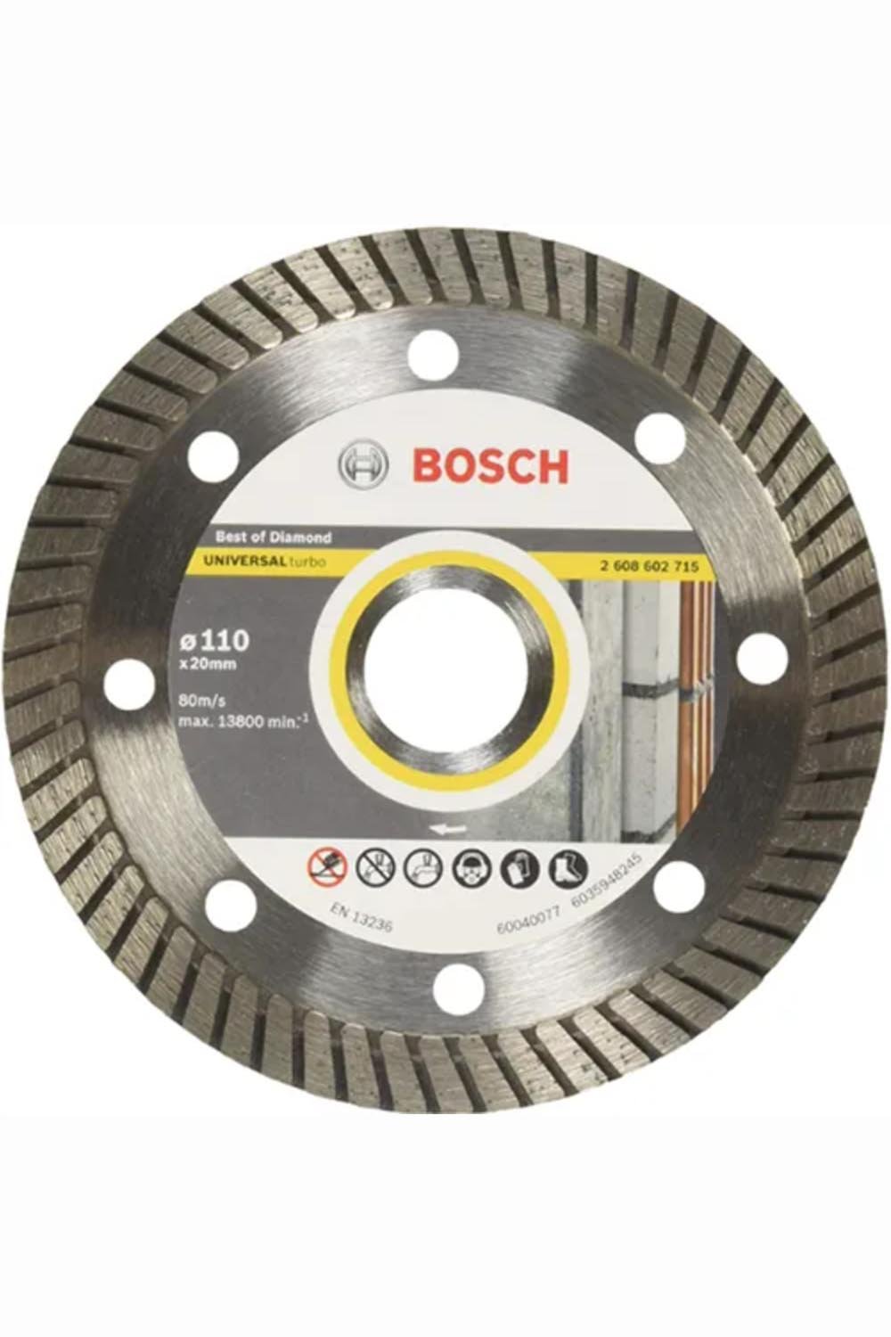 Imagem do produto DISCO DIA BPPTURBOSEG. 110X20MM BOSCH