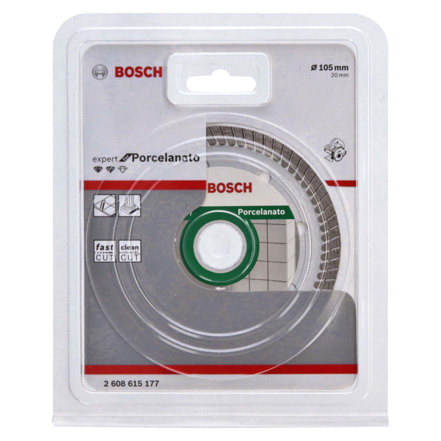 Imagem do produto DISCO DIAM PORCELAN TURBO FINO 105X20MM STANDARD BOSCH