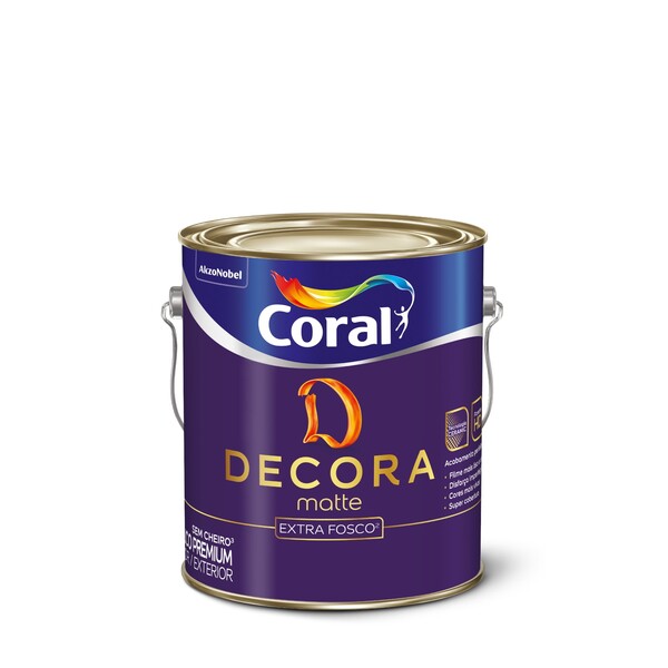 Imagem do produto DECORA 3,6L BRANCO FOSCO CORAL