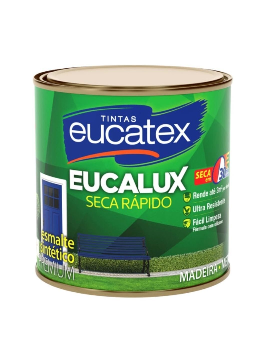 Imagem do produto EUCALUX SEC RAP 225ML AMARELO BR EUCATEX