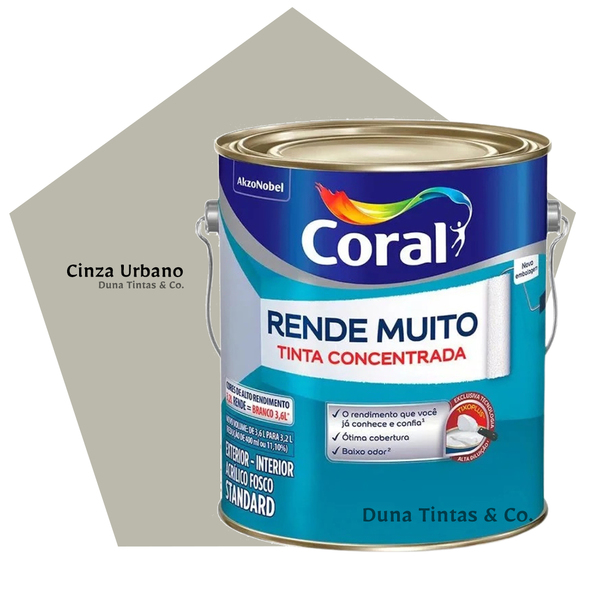 Imagem do produto RENDE MUITO - 3,2L/CINZA URBANO CORAL