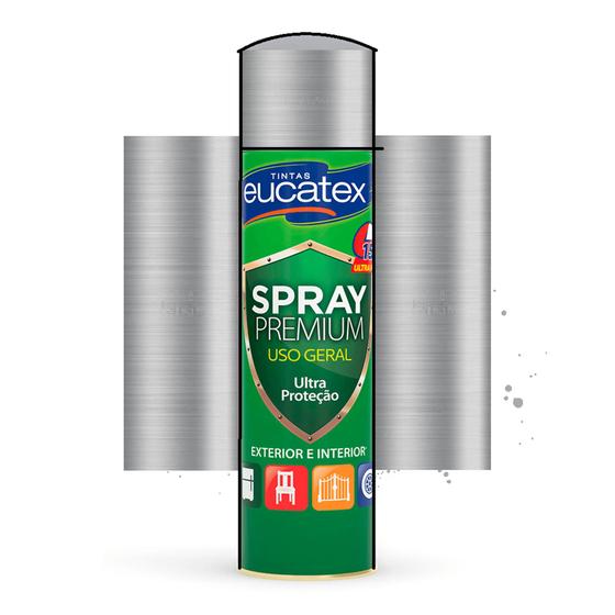 Imagem do produto SPRAY METALIZADO PRETA 350ML EUCATEX