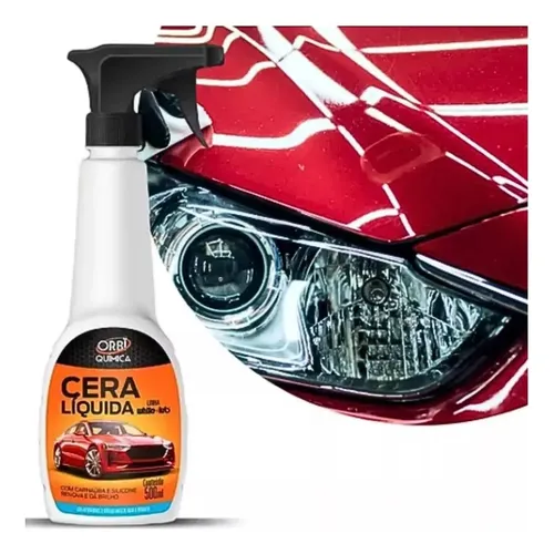 Imagem do produto CERA LIQUIDA AUTOMOTIVO SPRAY 500ML ORBI