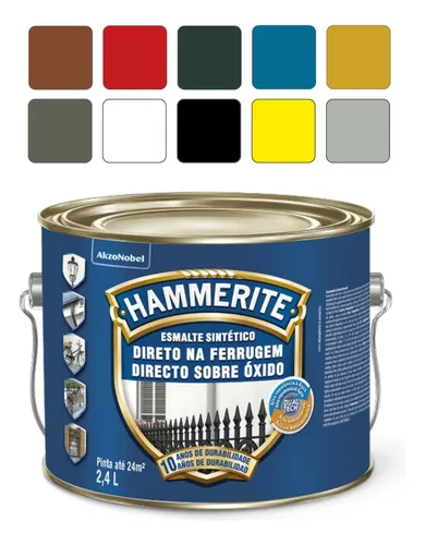 Imagem do produto HAMMERITE 2,4L PRETO BRILHO CORAL