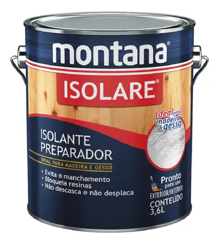 Imagem do produto ISOLARE MONTANA VERNIZ ISOL.3,6L INCOLOR