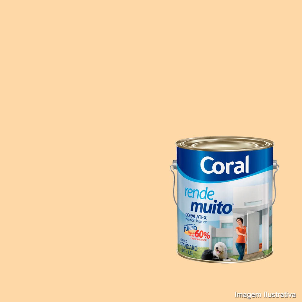 Imagem do produto RENDE MUITO - 3,6L/AMARELO VANILA CORAL