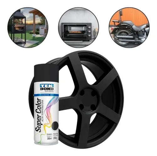 Imagem do produto SPRAY TINTAS LUX ALTA TEMP.PRETO FC 600G