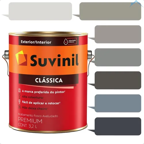 Imagem do produto TINTA CLASSICA BASE A MANTEGA DE CARITE 3,2L SUVINIL