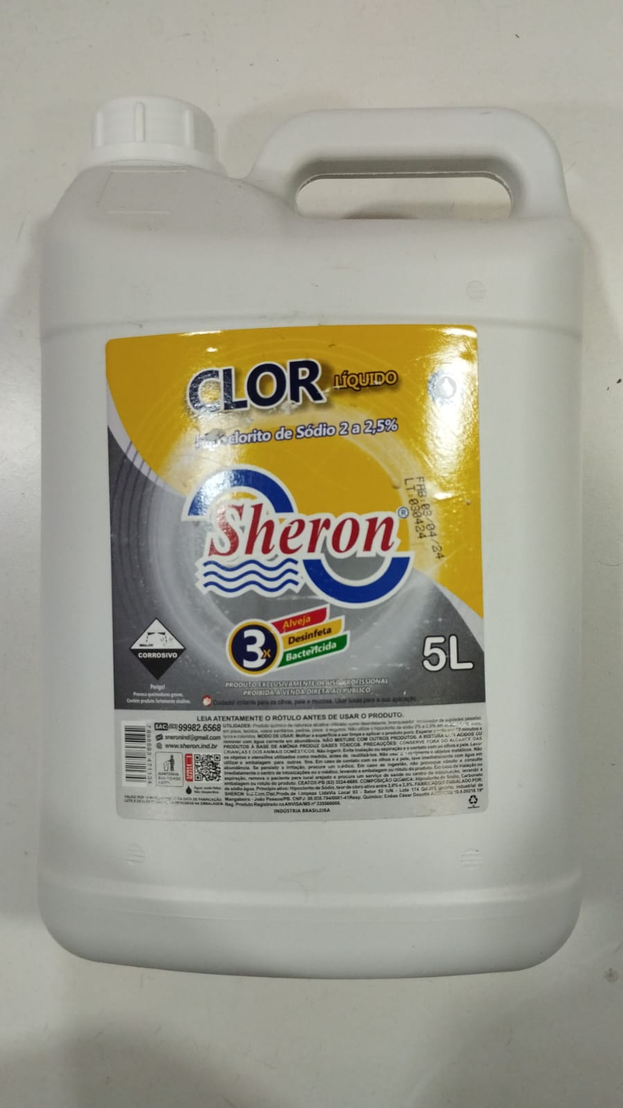 Imagem do produto LIMPADOR PERFUMADO 5L NATURELLY SHERON