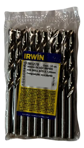 Imagem do produto BROCA ACO RAPIDO 7/32 IRWIN