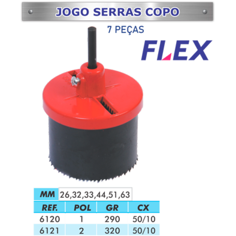 Imagem do produto JOGO SERRA COPO BI-METAL 9PCS REF6123 LOTUS