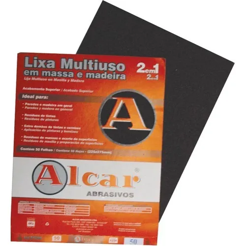 Imagem do produto LIXA MASSA MADEIRA 120 ALCAR