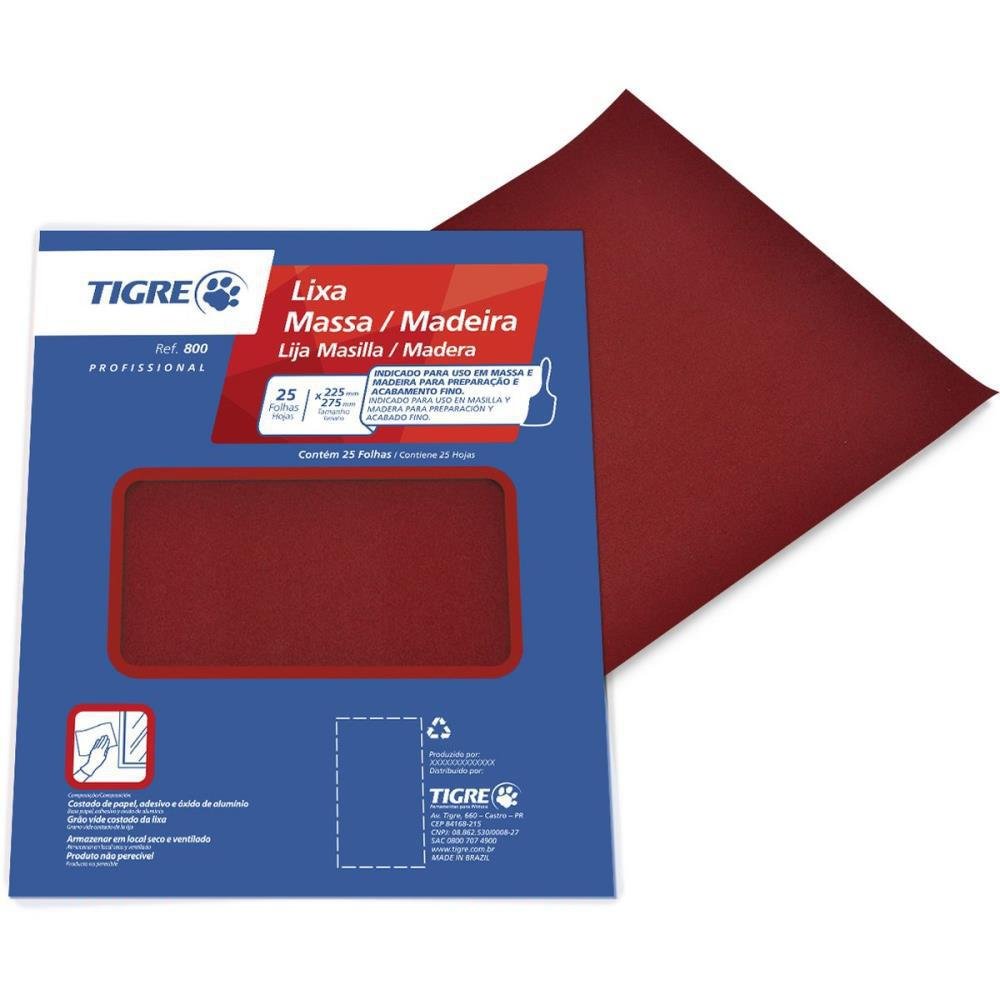 Imagem do produto LIXA MASSA MADEIRA 220 PRATIK