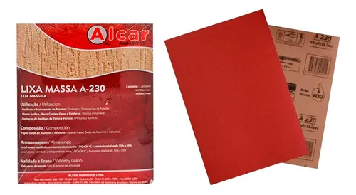 Imagem do produto LIXA MASSA MADEIRA A.230 GR.150 ALCAR