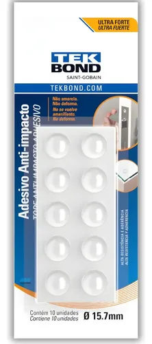 Imagem do produto BUMPER GOTA G 15,7MM C/ 10 UN TEKBOND
