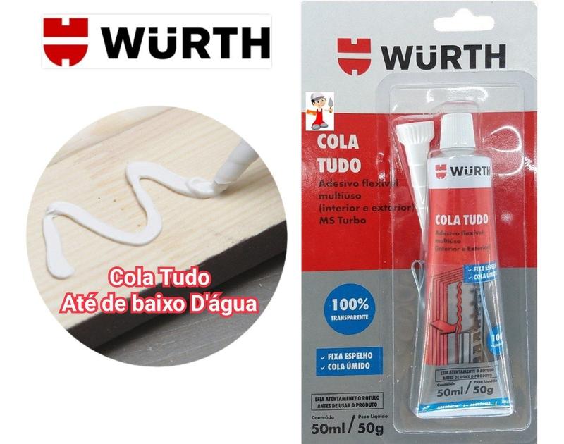 Imagem do produto COLA TUDO BRANCO 50ML/75G WURTH