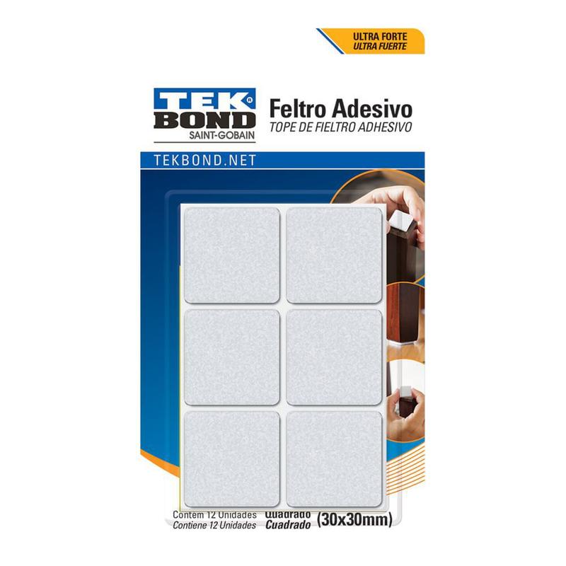 Imagem do produto FELTRO QUADRADO 30MM PR C/ 12 UND TEKBOND