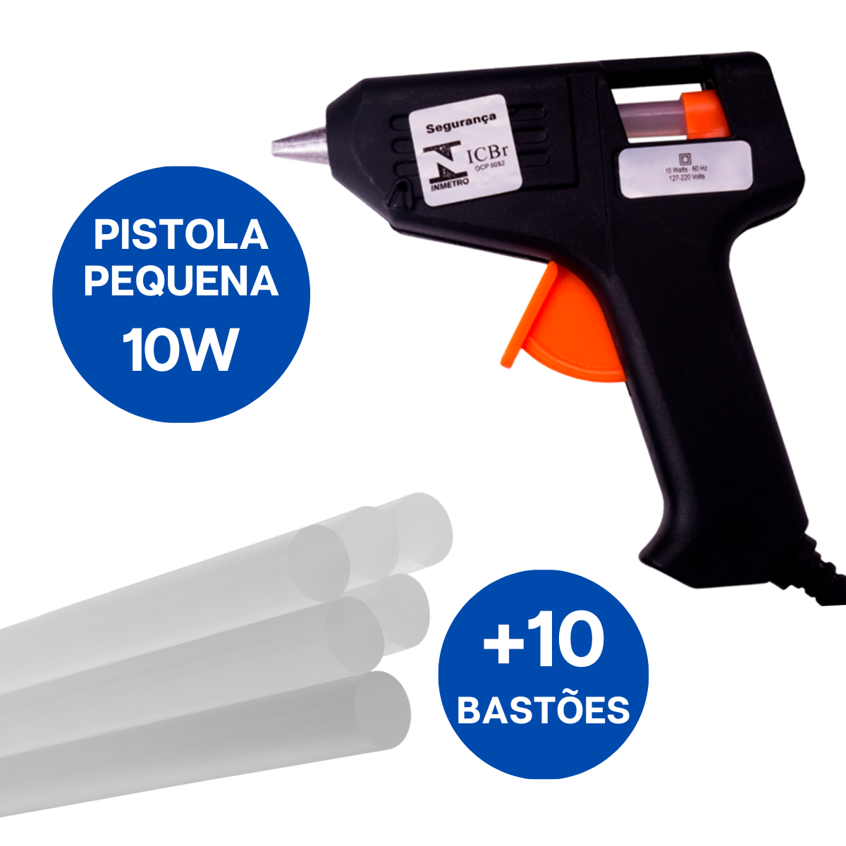 Imagem do produto PISTOLA COLA QUENTE 10W BIV CLASSE