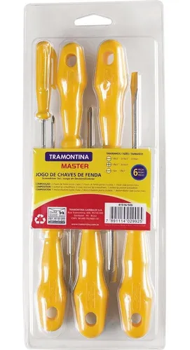 Imagem do produto CHAVE FENDA 3/16X6 41505/022 TRAMONTINA