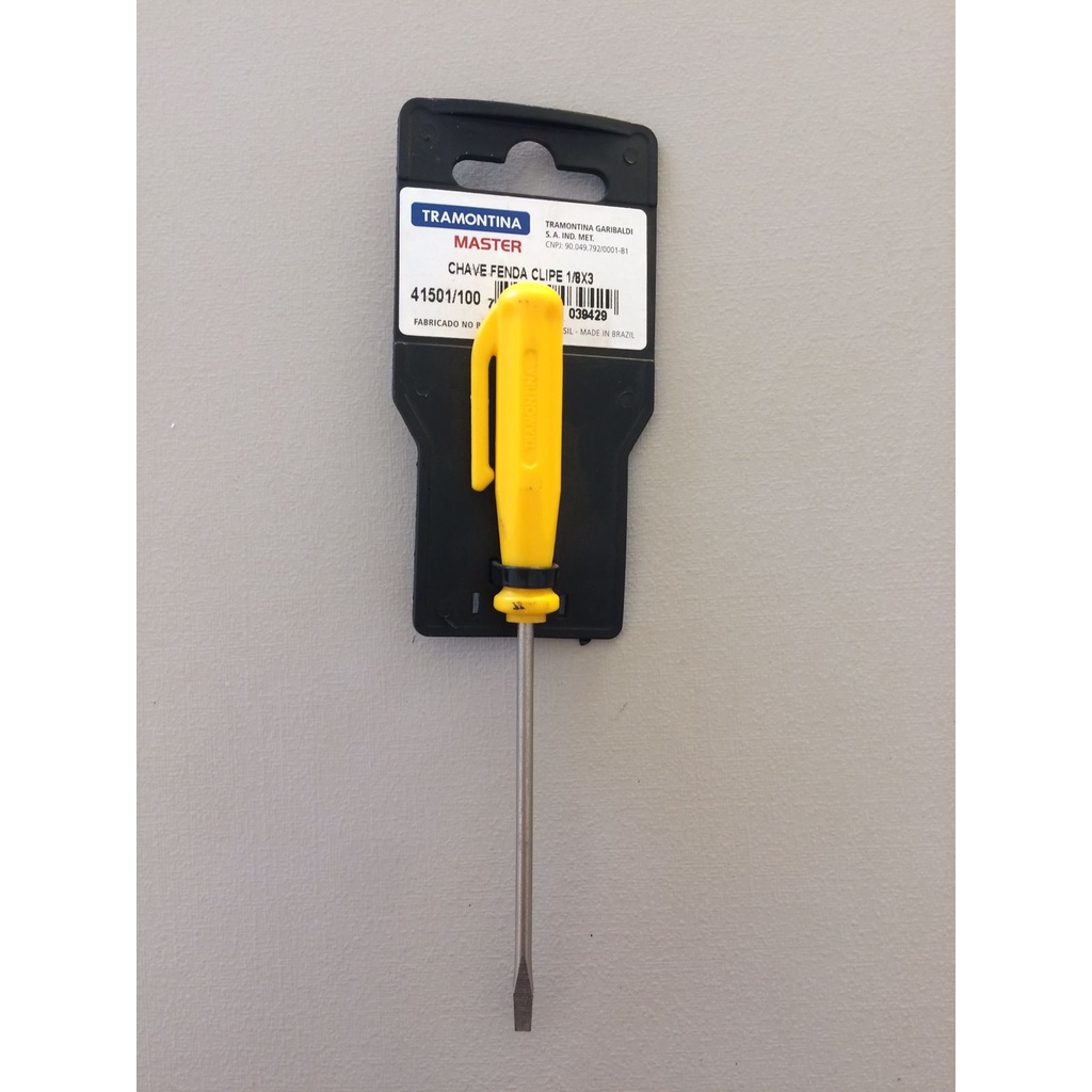 Imagem do produto CHAVE FENDA CHATA 1/4X4 41500/030 TRAMONTINA