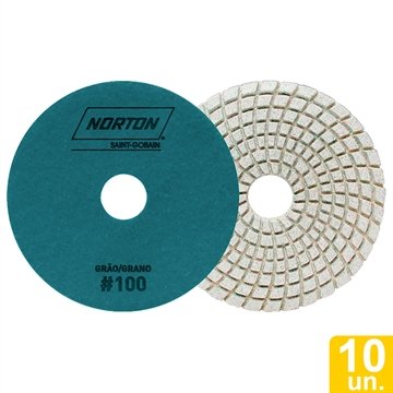 Imagem do produto DISCO POLIMENTO DIAMANTADO 4P G100 NORTON