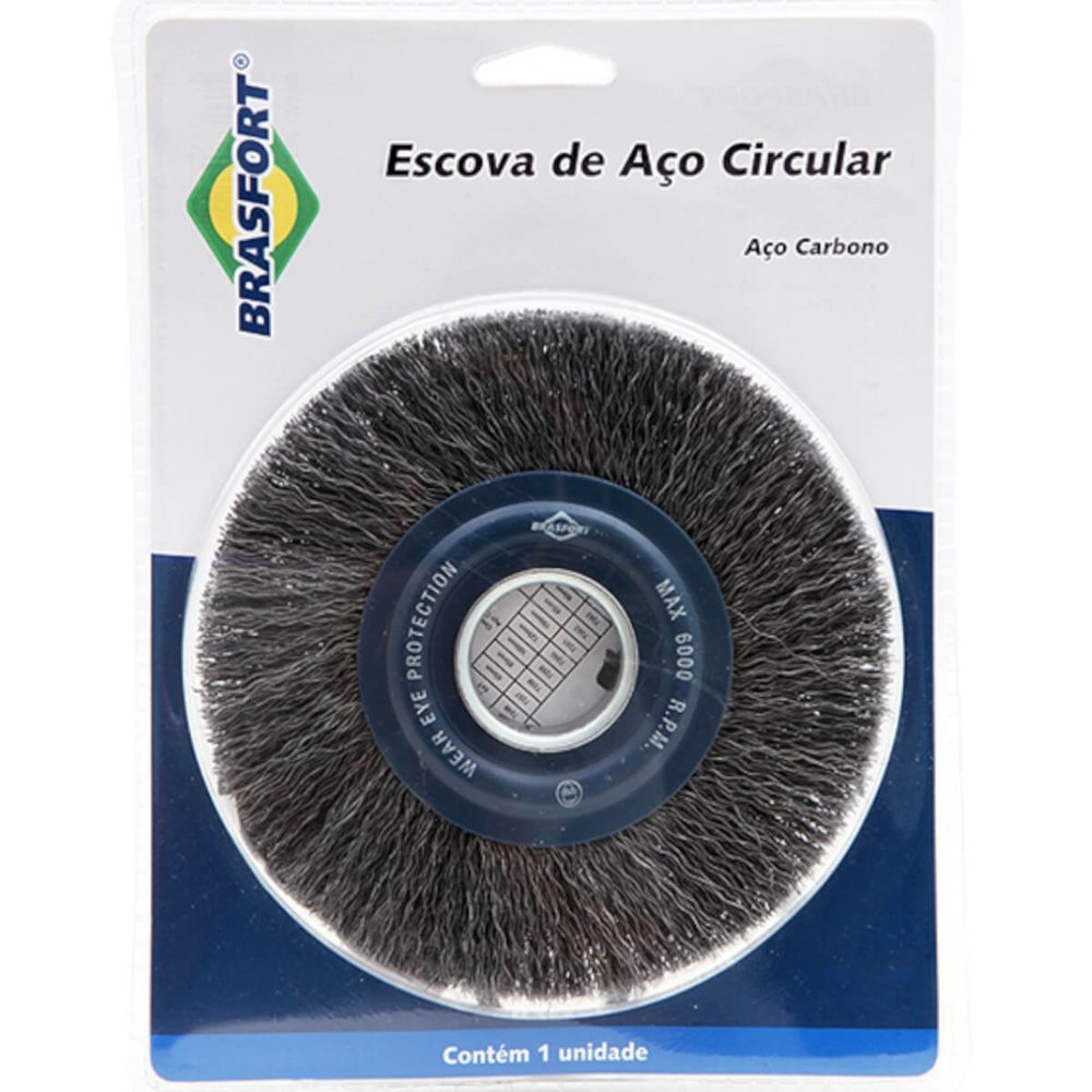 Imagem do produto ESCOVA DE ACO CIRCULAR 50MM BRASFORT
