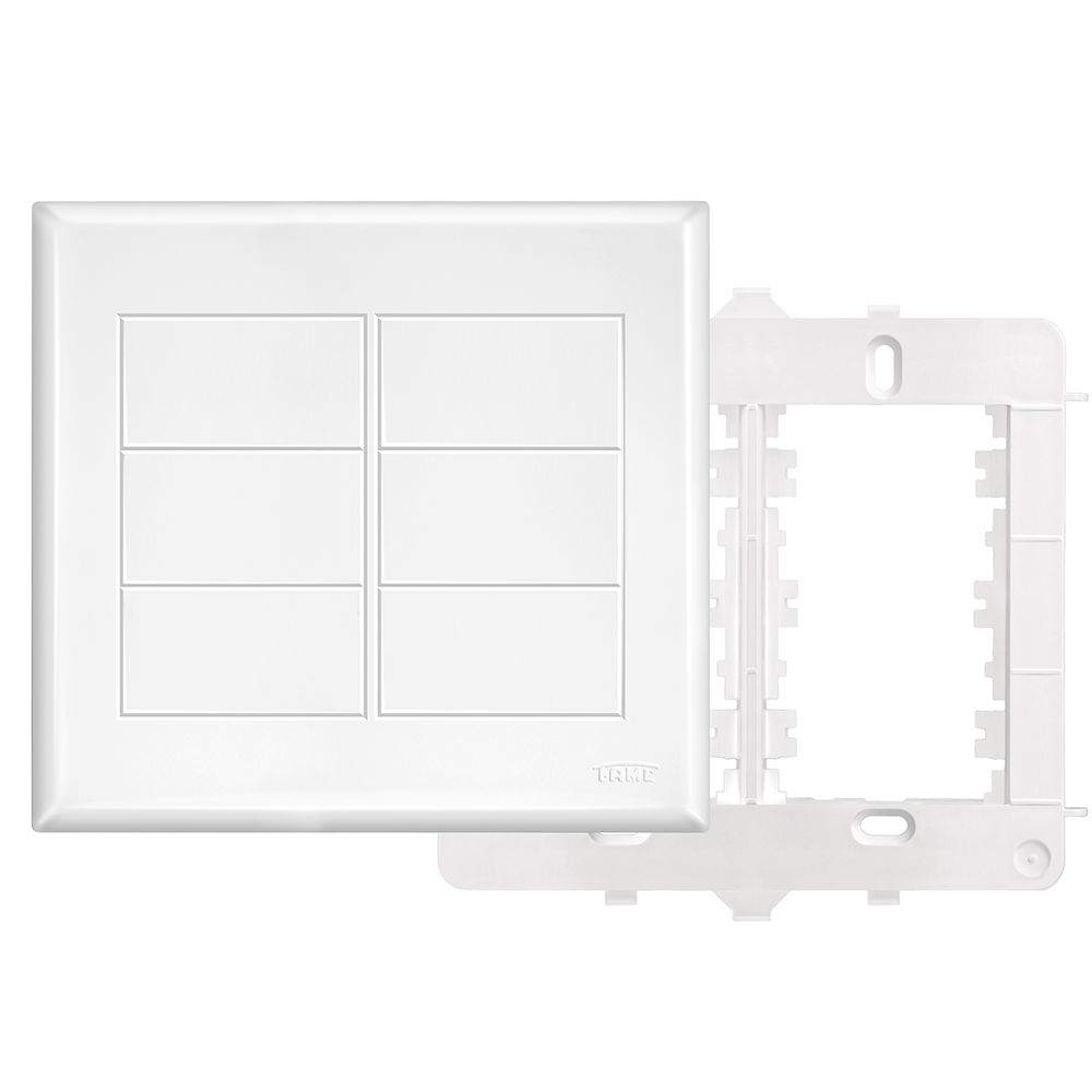 Imagem do produto PLACA CEGA 4 X 4 C/ SUPORTE FAME