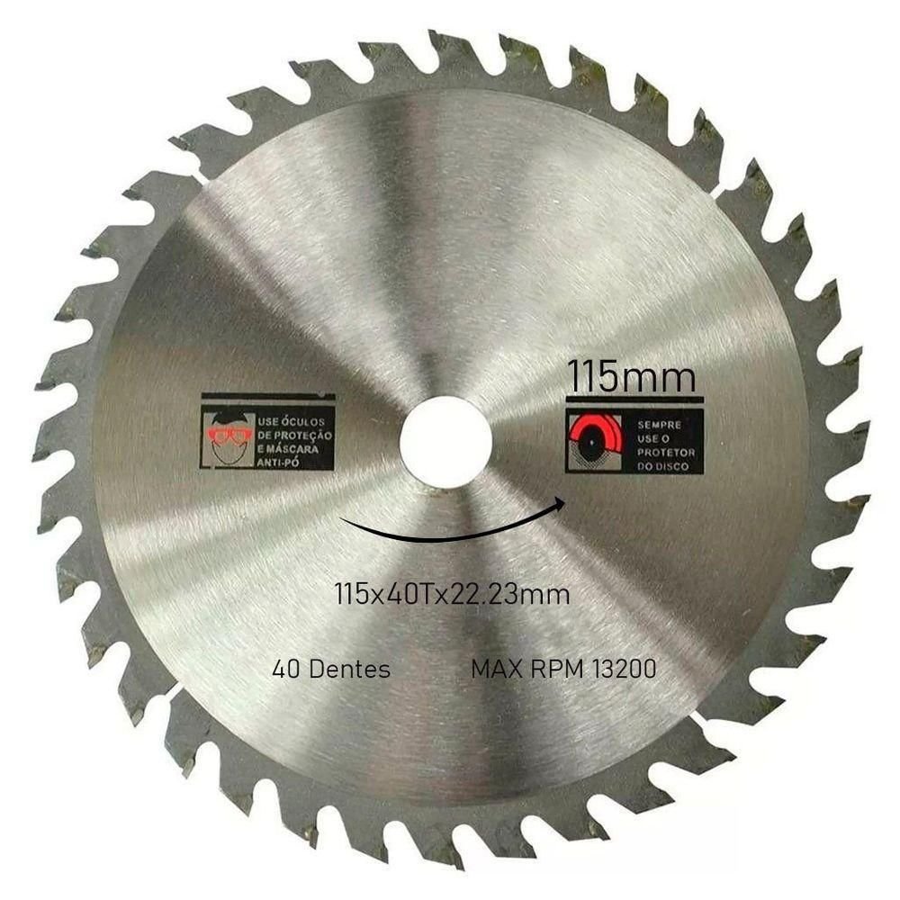 Imagem do produto SERRA CIRC WID MAD 4.1/2" 115MM 24D MAX