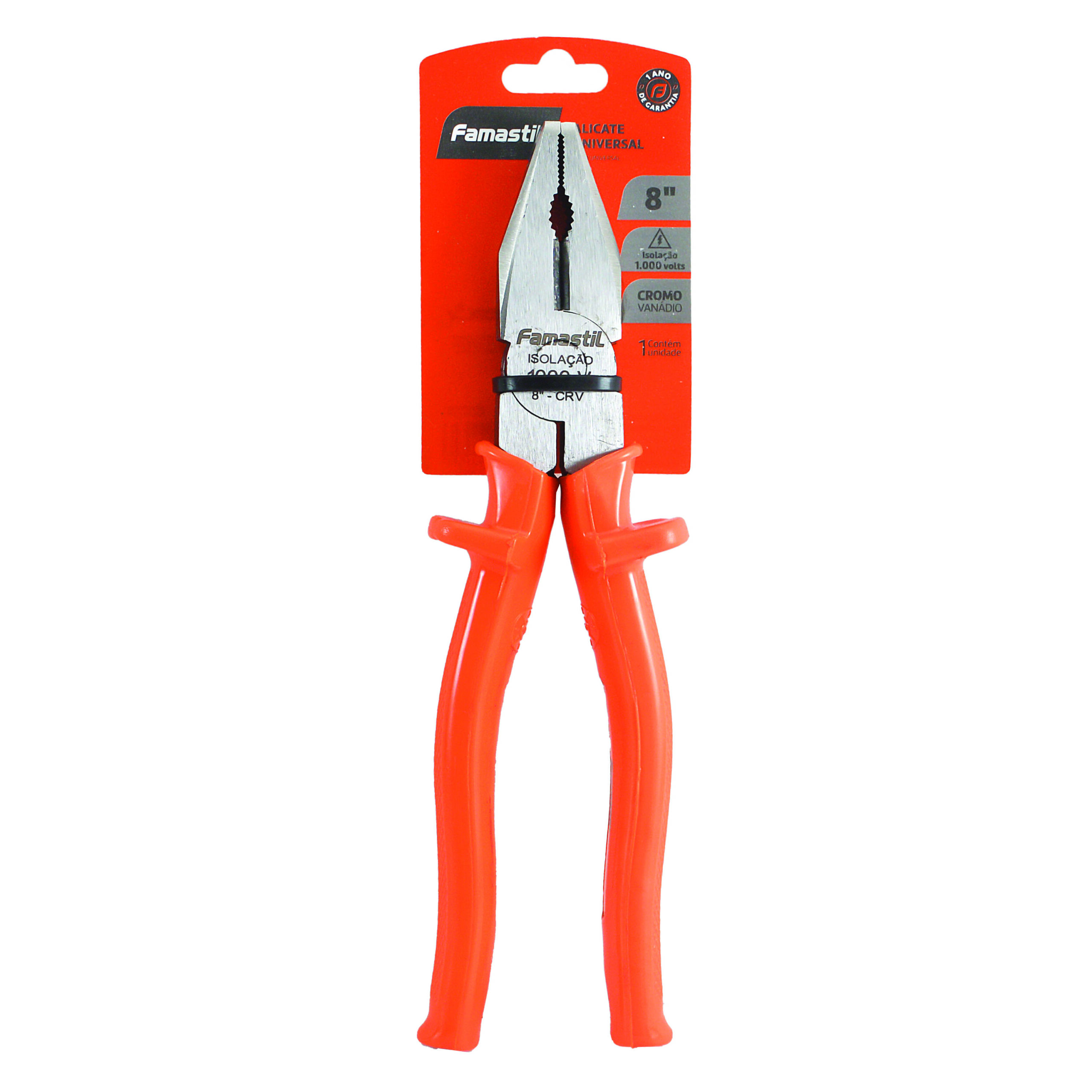 Imagem do produto ALICATE UNIVERSAL ISOLADO 8" 1000V FAMASTIL