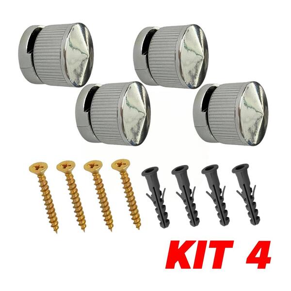 Imagem do produto BOTAO FRANCES SUPORTE PRATELEIRA VIDRO