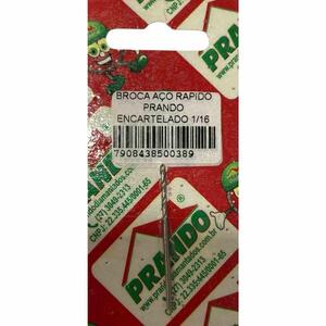 Imagem do produto BROCA ACO RAPIDO 1/16 AVULSA