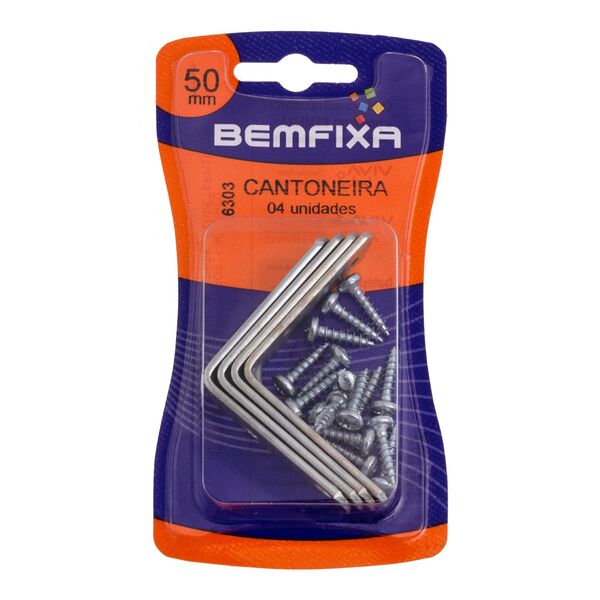 Imagem do produto CANTONEIRA ENC ZINCADA 50MM BEMFIXA
