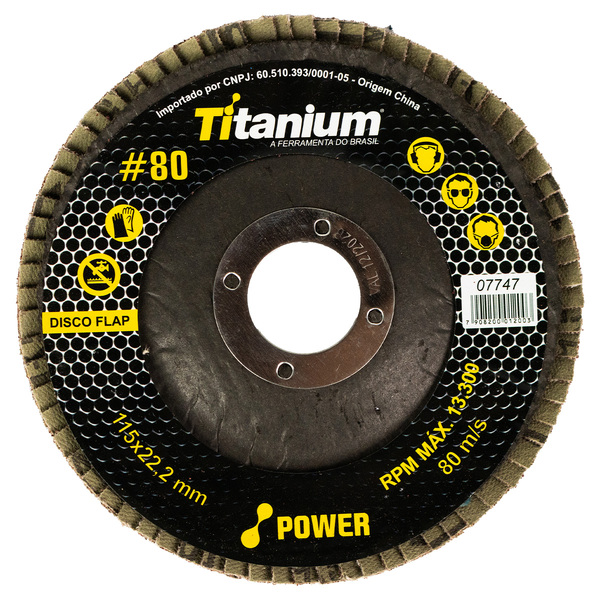 Imagem do produto DISCO FLAP 4.1/2" GR-080 STARRETT