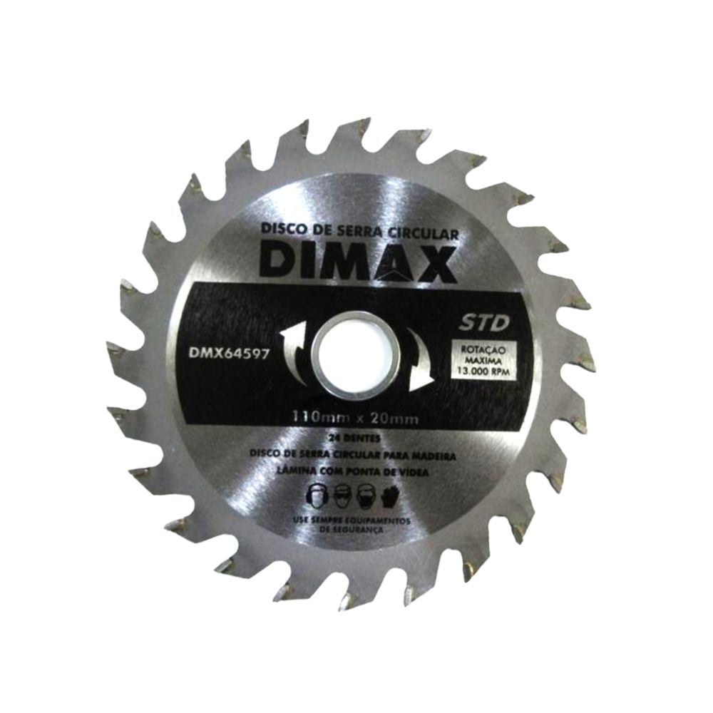 Imagem do produto DISCO SERRA 24D110MM VIDEA DIMAX