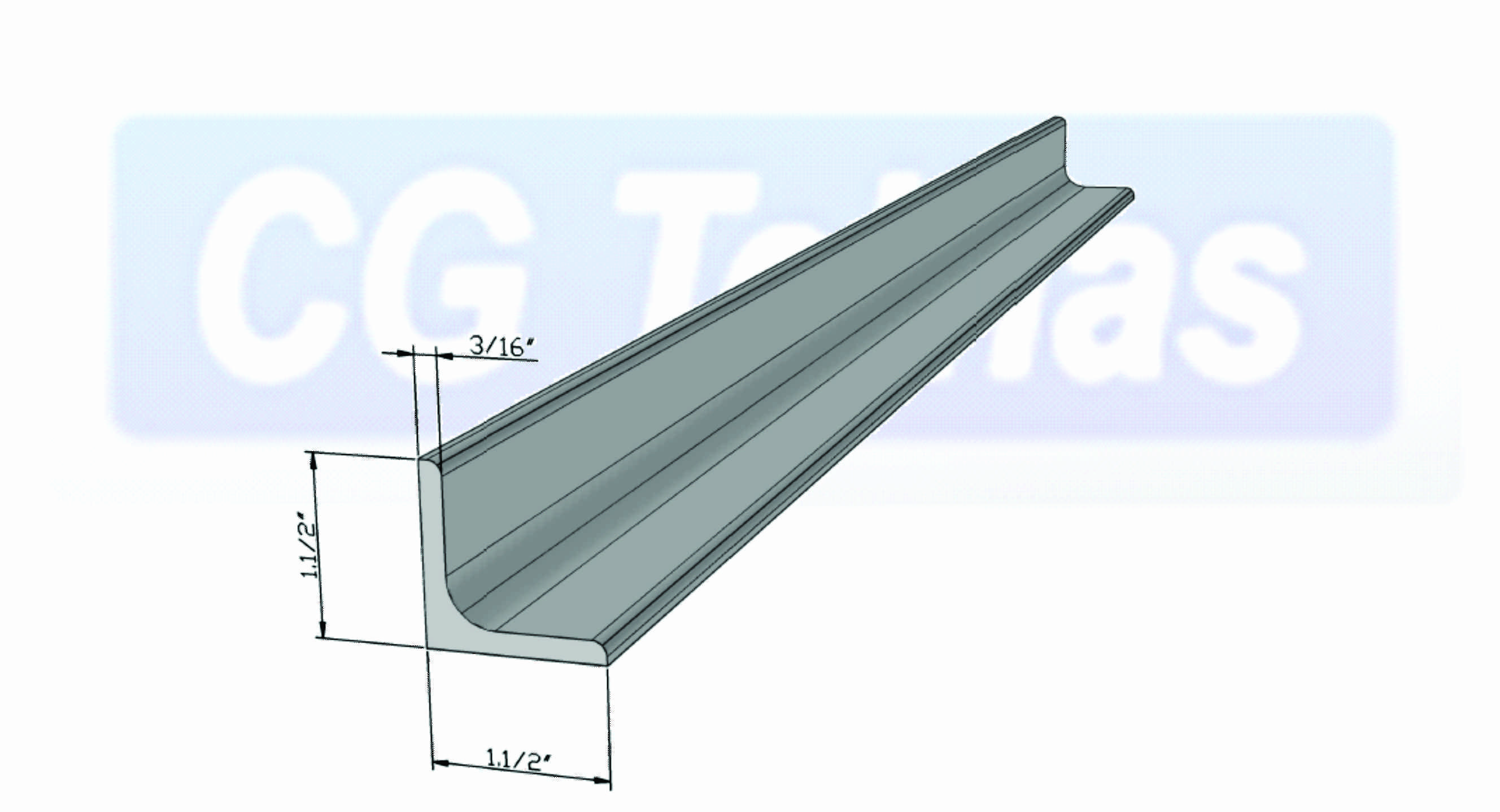 Imagem do produto CANTONEIRA L 1.1/2X3/16 CIPALAM