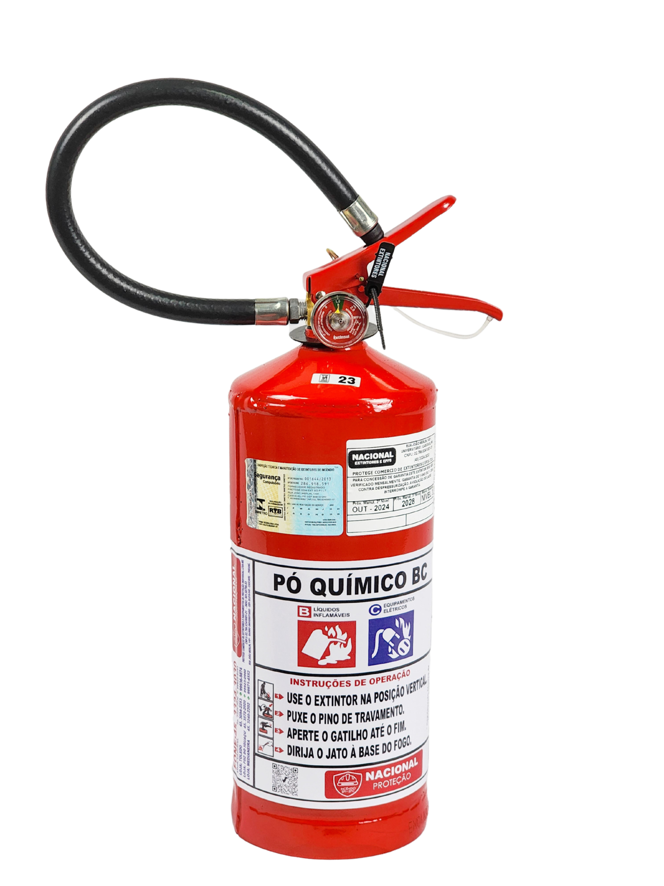 Imagem do produto EXTINTOR PO QUIMICO 04KG