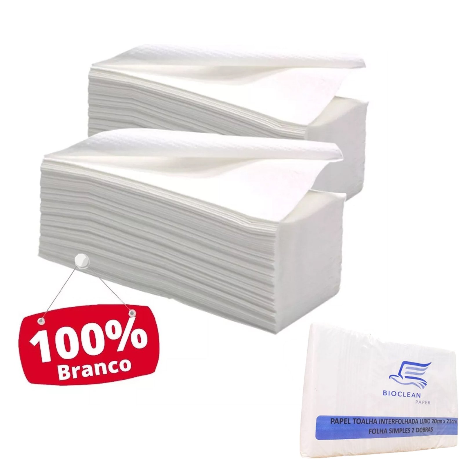 Imagem do produto PAPEL TOALHA INT BRANCO 1000F 21X20 CHEFF