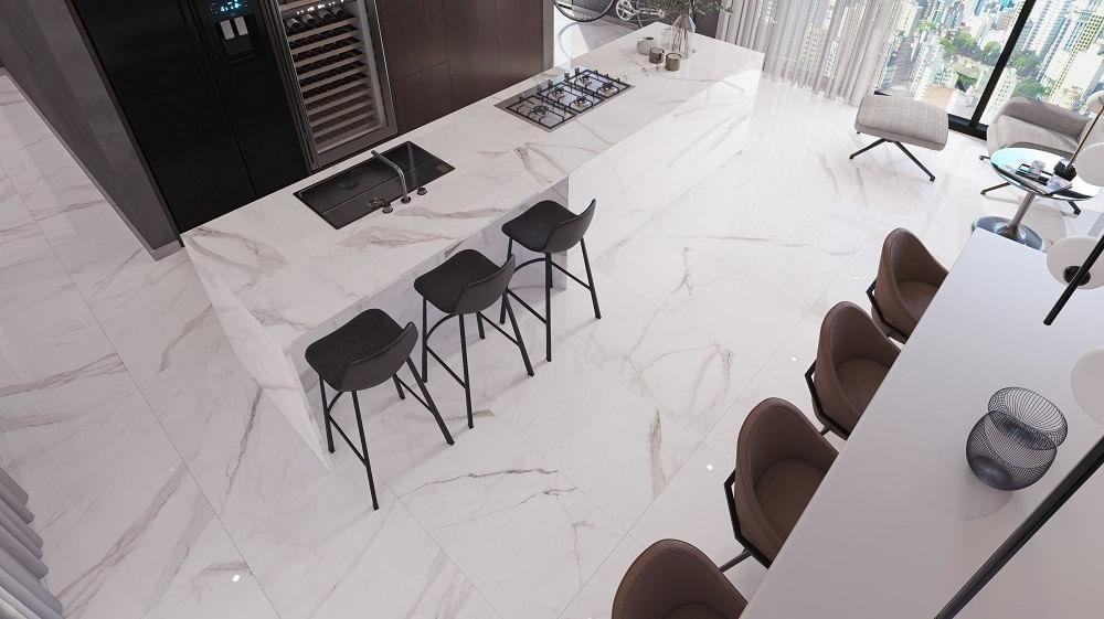 Imagem do produto PORC 82X82A CALACATA LUX RET 2,00M2 CX BIANCOGRES