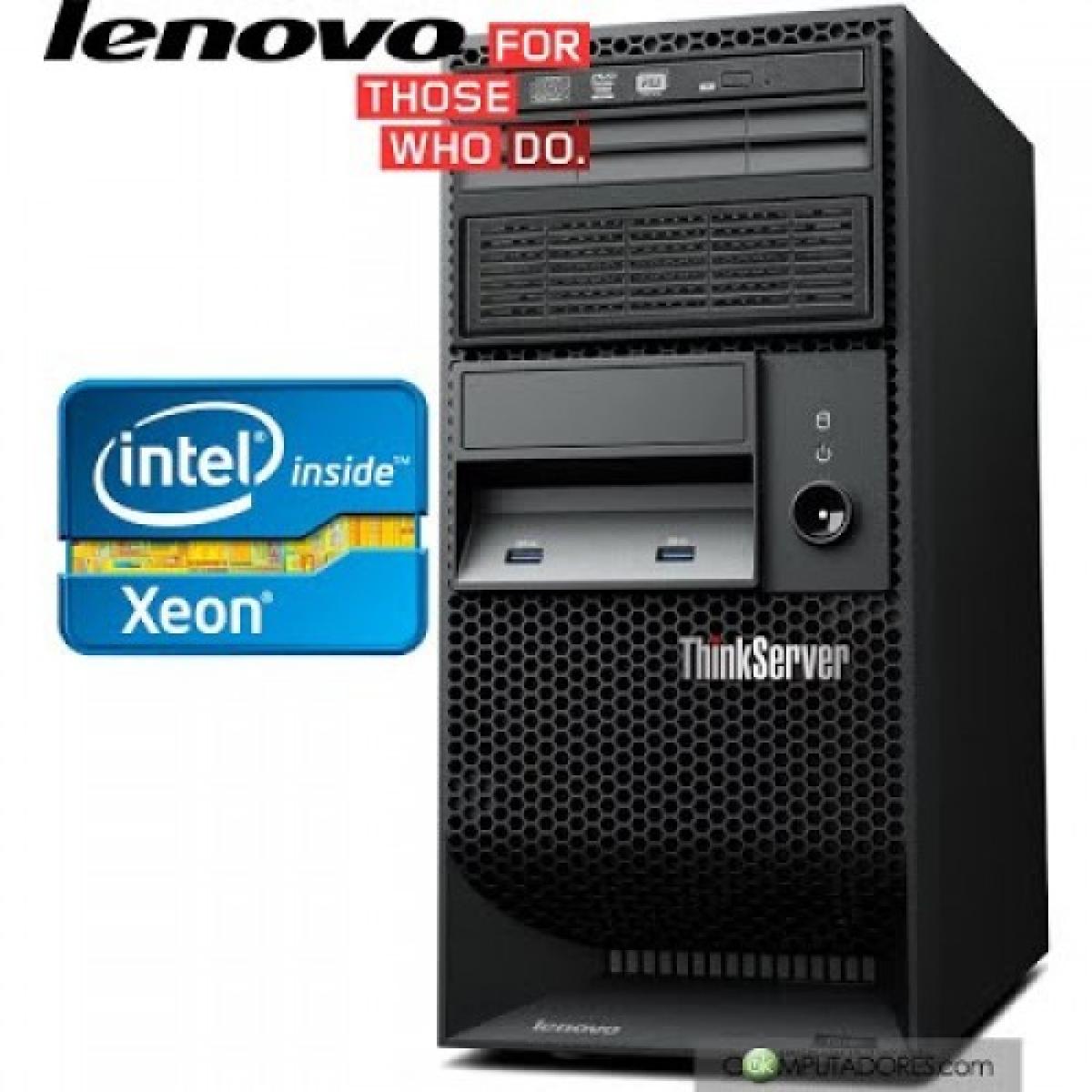 Imagem do produto SERVIDOR LENOVO TS150 XEON QUAD CORE E3-1225 V5/8GB/1TB/DVD/