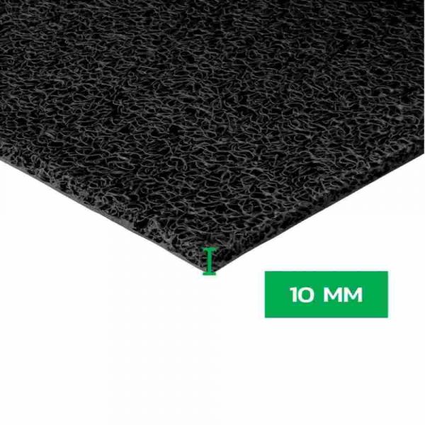 Imagem do produto TAPETE VINIL BR 60X40 SILVER PRETO 10MM KAPAZZI